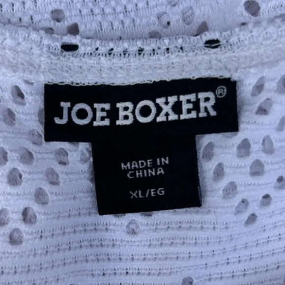 Joe Boxer Women’s Swimsuit Beach Cinch Waist Coverup Mesh Romper White Size XL - Picture 3 of 6